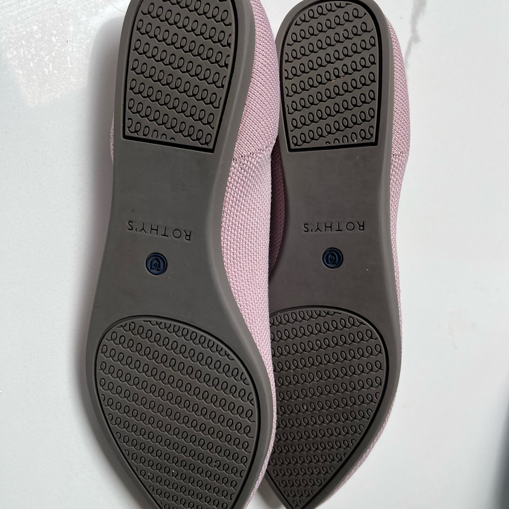 Rothy’s The Point Blush Flats 9.5 - Picture 2 of 5